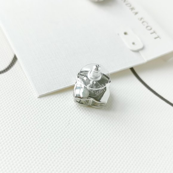 **closet closing!!![Kendra Scott] Tima Silver Oversized Stud Earrings - Picture 5 of 5